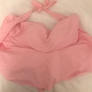 Pink bikini top